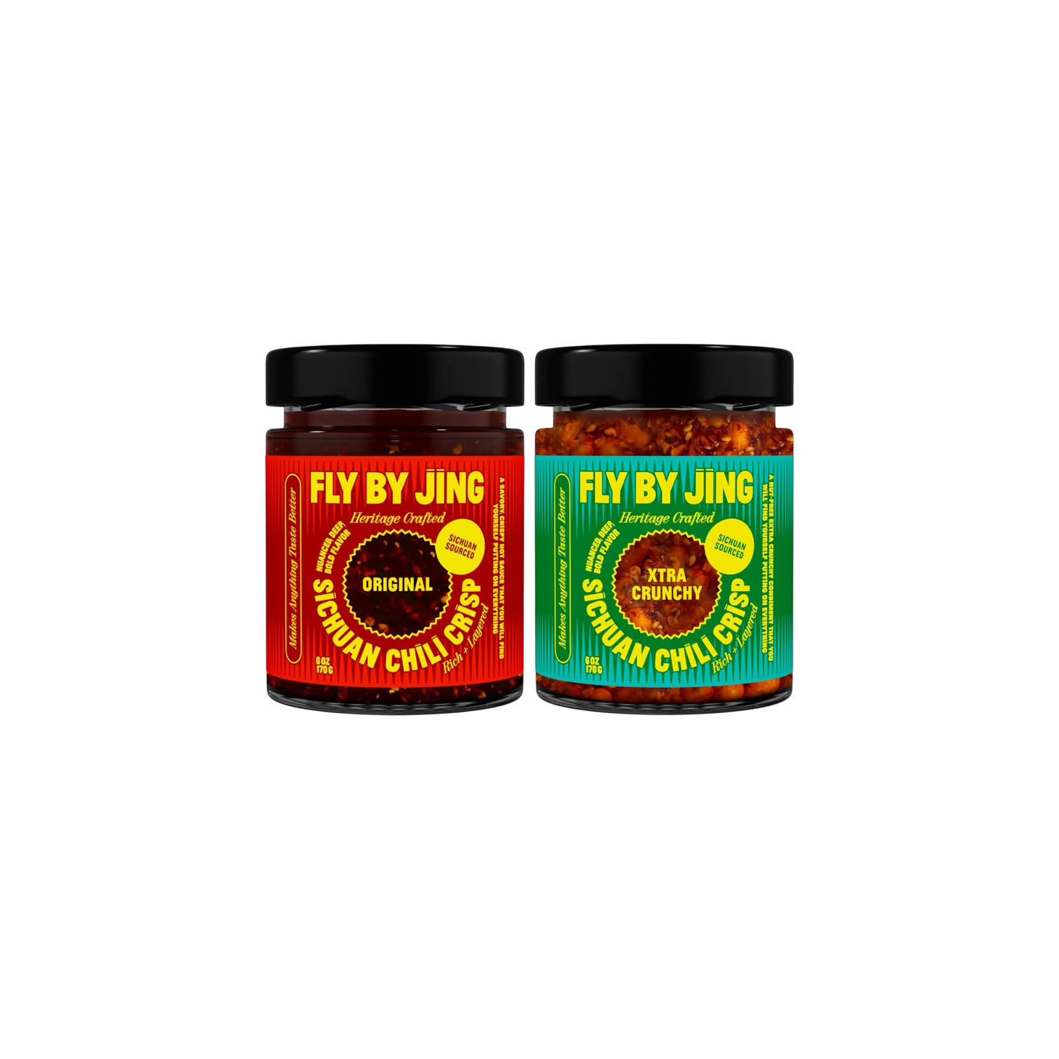 Fly By Jing Original + Xtra Crunchy Sichuan Chili Crisp Duo